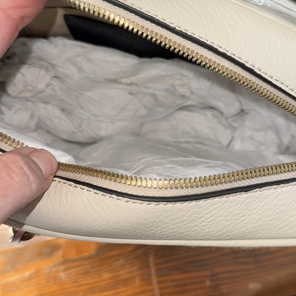 J CREW Italian Pebbled leather & calfskin signet crossbody bag, NWT - Picture 9 of 9